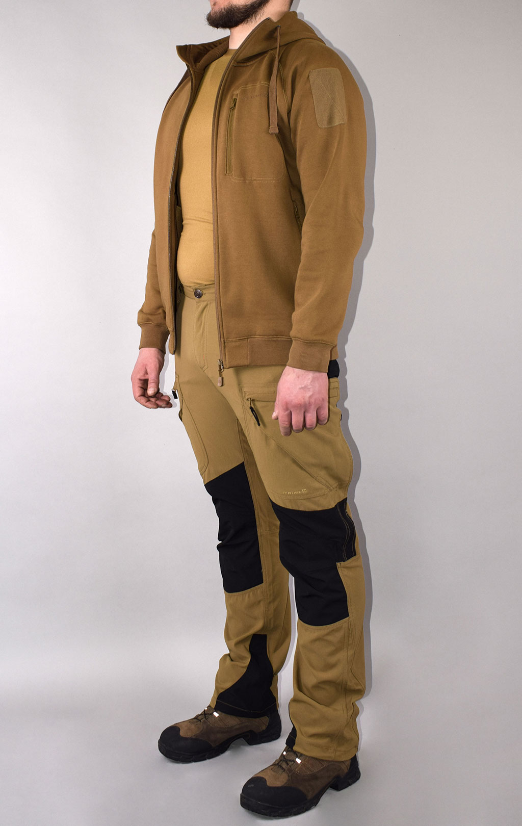 Толстовка тактическая Pentagon LEONIDAS 2.0 big size хлопок75%/полиэстер25% coyote 08016 