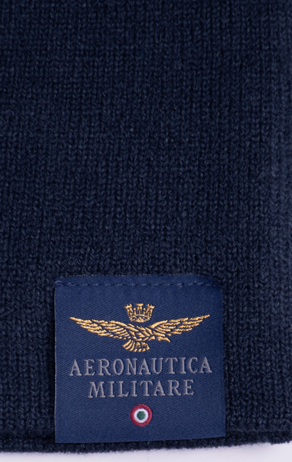 Шапка вязаная AERONAUTICA MILITARE FW 26/27/CN blue navy (CU 0092) 