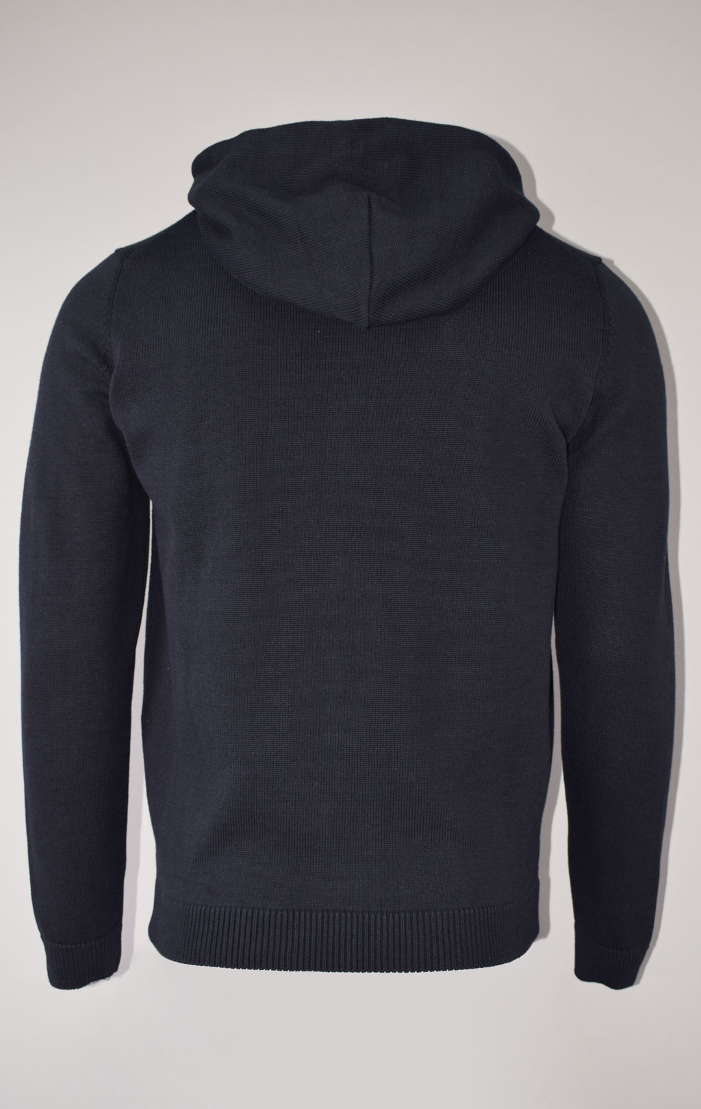 Свитер с капюшоном AERONAUTICA MILITARE big size SS 23/BG blue black (MA 1422) 