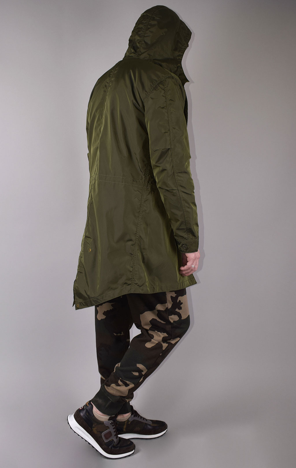 Парка ALPHA INDUSTRIES HOODED FISHTAIL TT dark green 