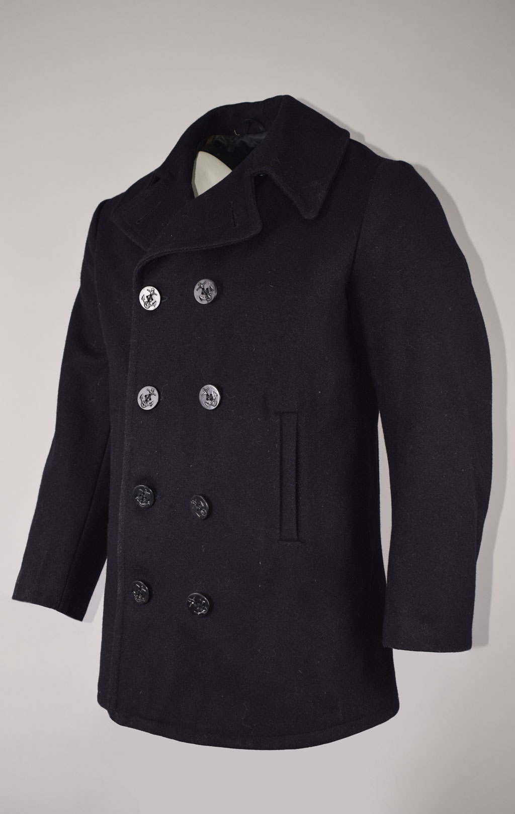 Бушлат морской Fox Knapp PEACOAT dark navy б/у США