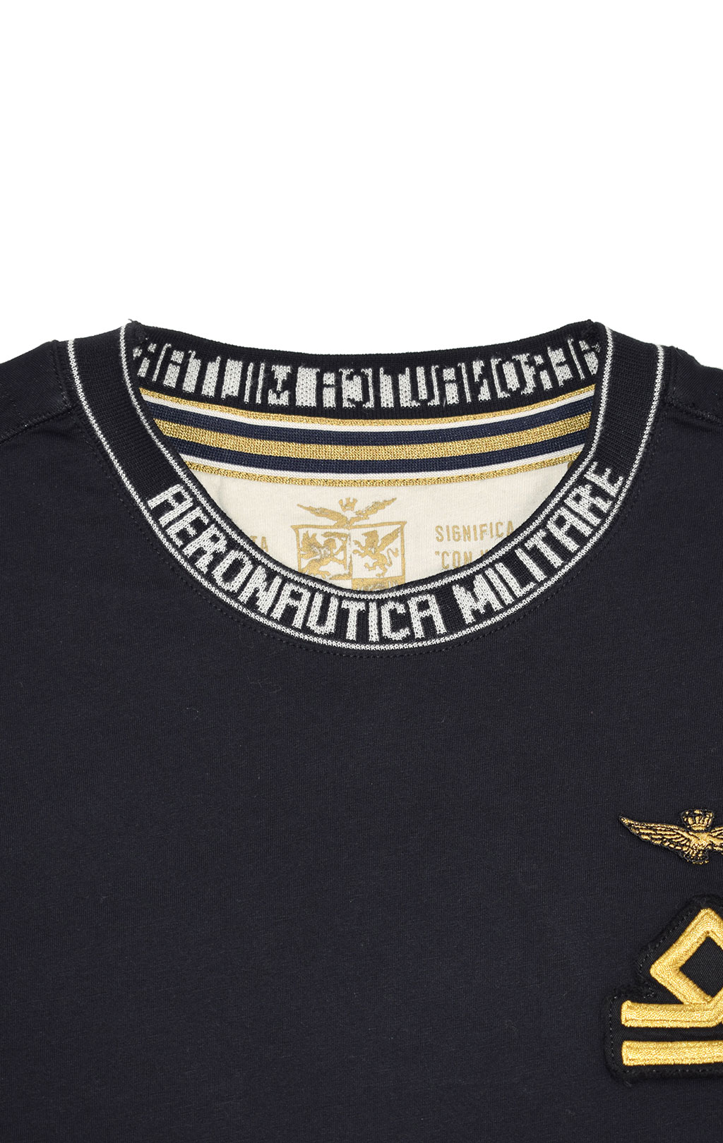 Женский лонгслив AERONAUTICA MILITARE FW 19/20 nero (TS 1686) 