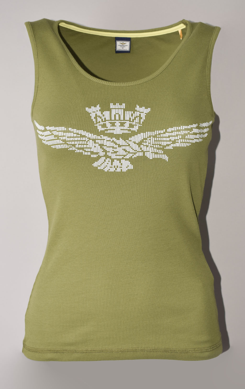Женская майка AERONAUTICA MILITARE SS 23/TR oliva (TS 2114) 