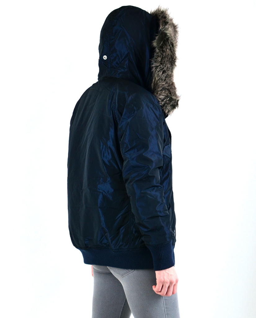 Женская аляска короткая ALPHA INDUSTRIES ARCTIC rep. blue 