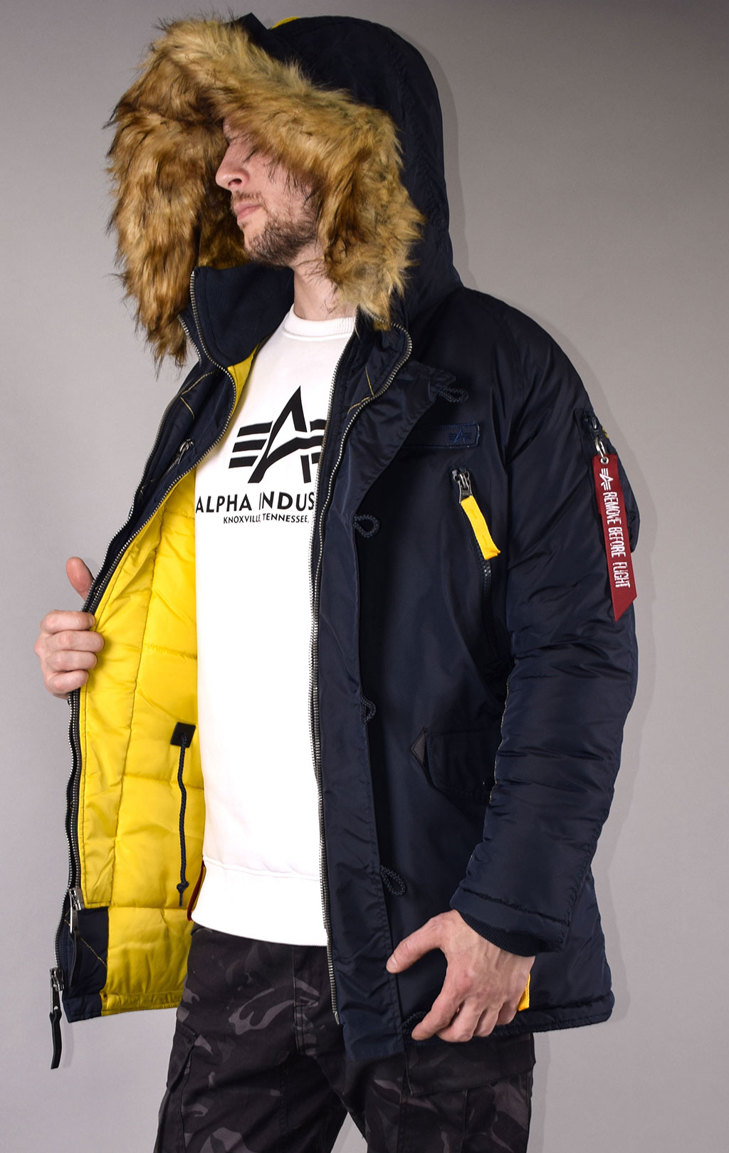 Аляска ALPHA INDUSTRIES PPS big size N-3B rep. blue 