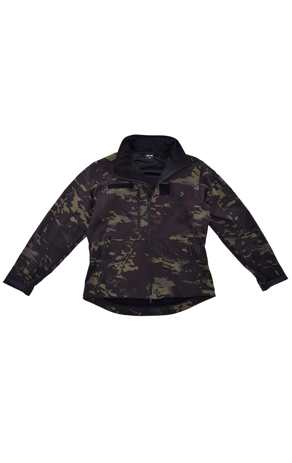 Куртка тактическая Mil-Tec SCU 14 Soft Shell multitarn black 