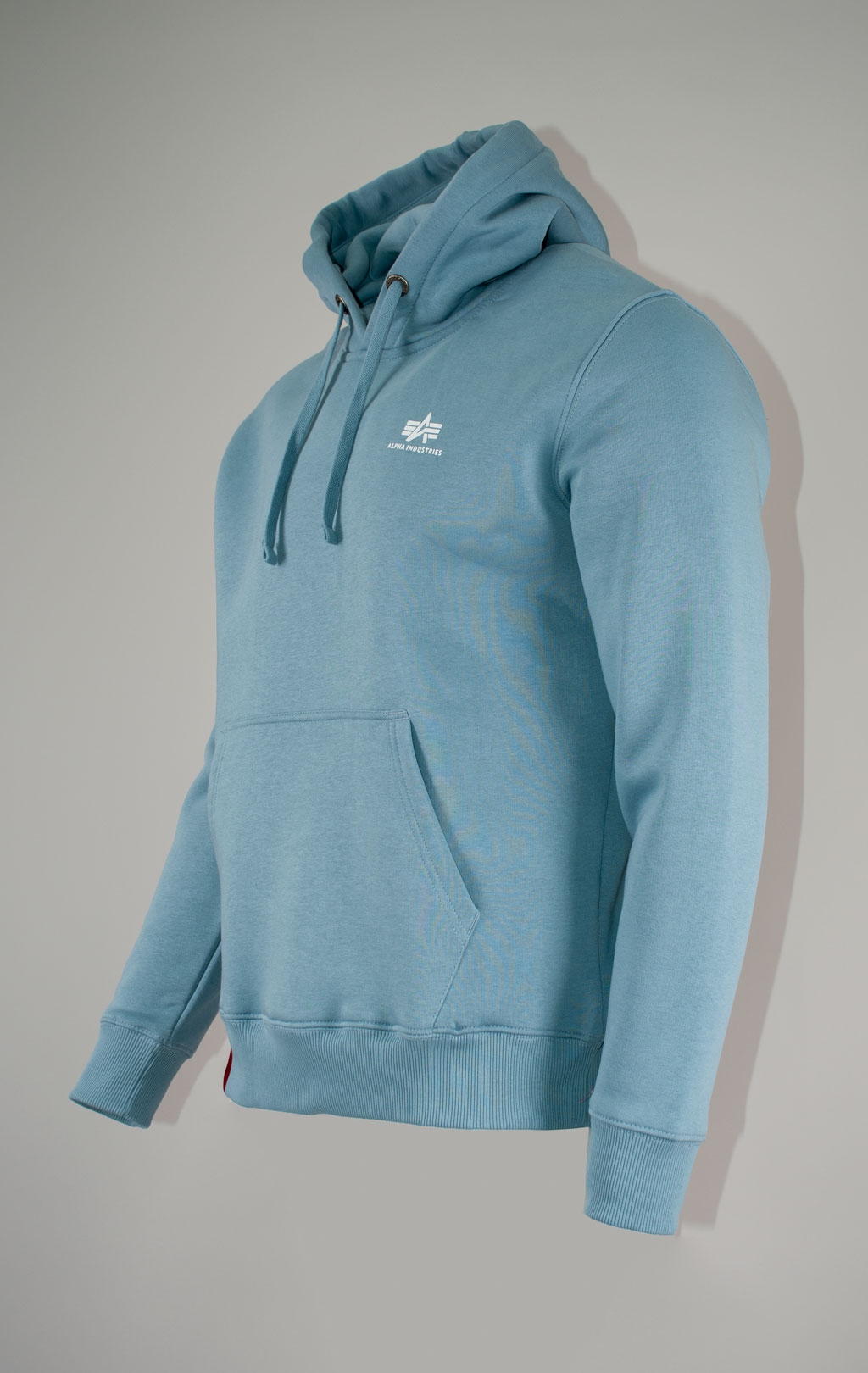 Толстовка ALPHA INDUSTRIES BASIC HOODY SMALL LOGO greyblue 