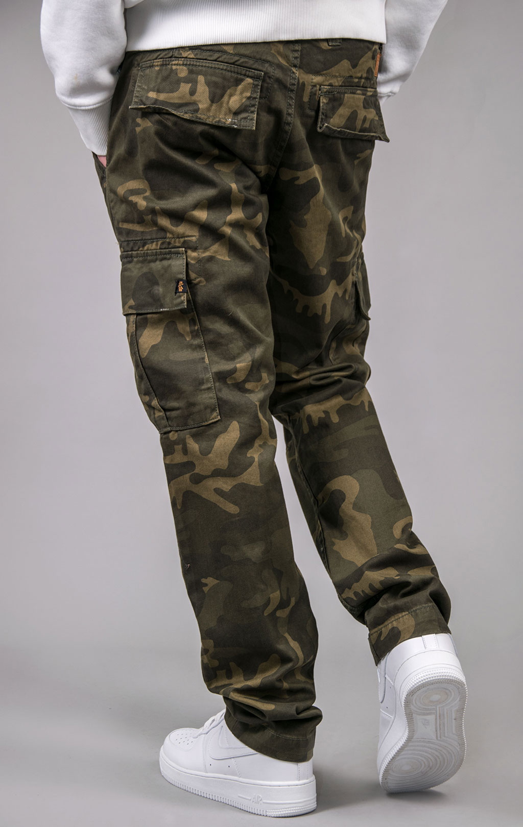 Брюки-карго ALPHA INDUSTRIES AGENT C olive camo 