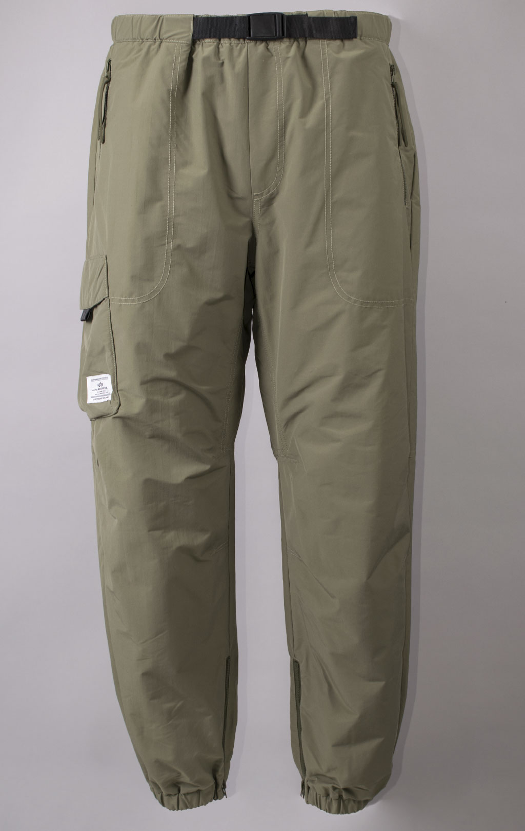 Брюки-карго парашюты ALPHA INDUSTRIES UTILITY JOGGER FW 23/24 утеплённые OG-107 green 