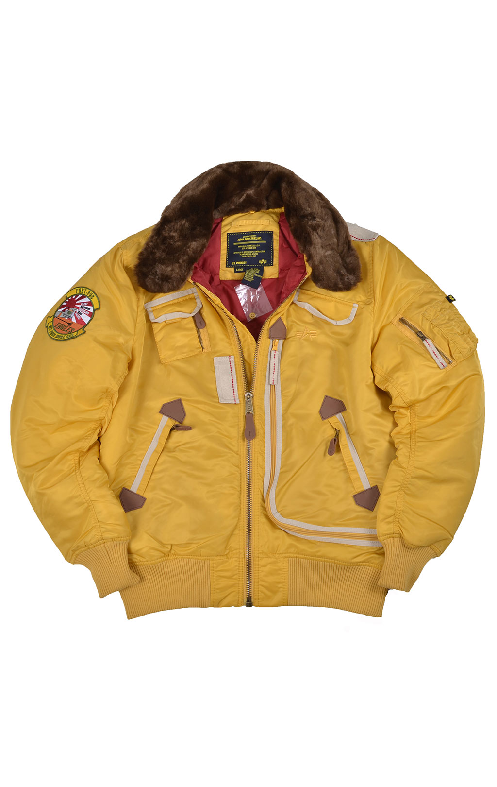 Куртка-пилот ALPHA INDUSTRIES INJECTOR X yellow 