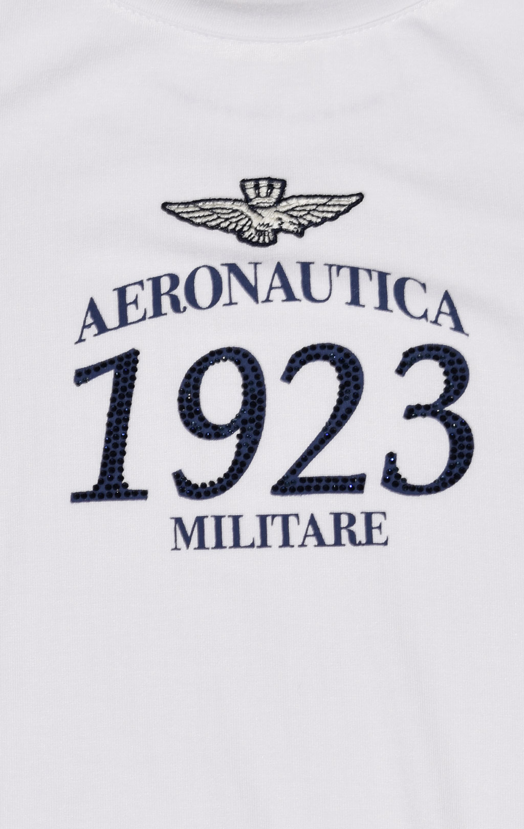 Женская футболка AERONAUTICA MILITARE SS 22/IT bianco ottico (TS 1985) 