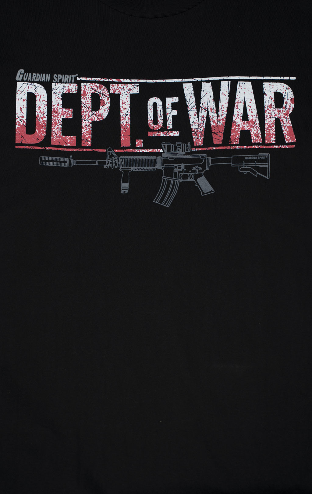 Футболка GUARDIAN SPIRIT/SABADO Dept of War 100% хлопок black LU-337 Китай