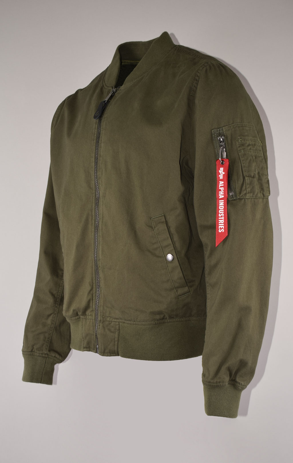 Ветровка-бомбер лётная ALPHA INDUSTRIES CTN FLIGHT JACKET L-2B SS 22 m deep olive 