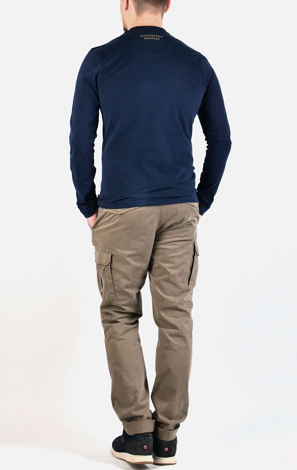 Лонгслив AERONAUTICA MILITARE blue navy (TS 1297)