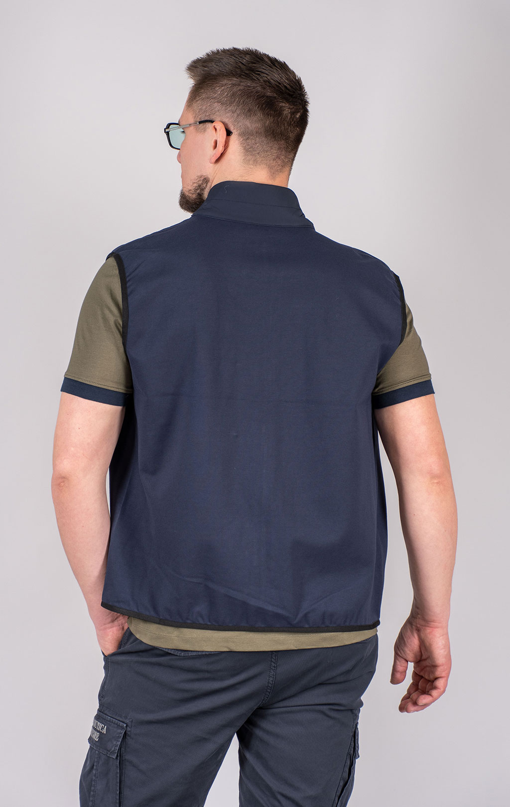 Жилет AERONAUTICA MILITARE SS 25 m/BD blue navy (AB 2206) 