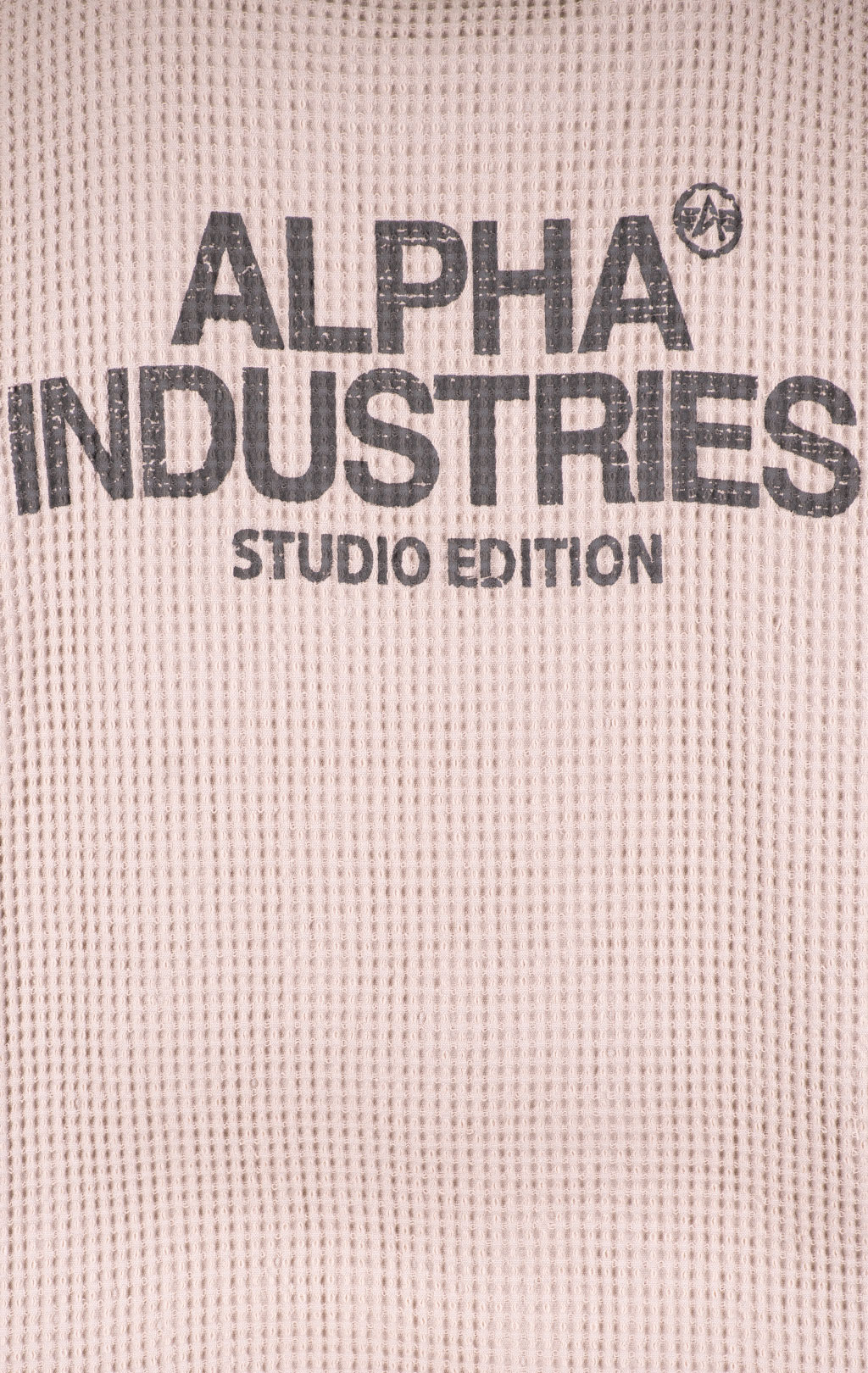 Свитшот ALPHA INDUSTRIES STUDIO WAFFLE SWEATSHIRT organic beige 