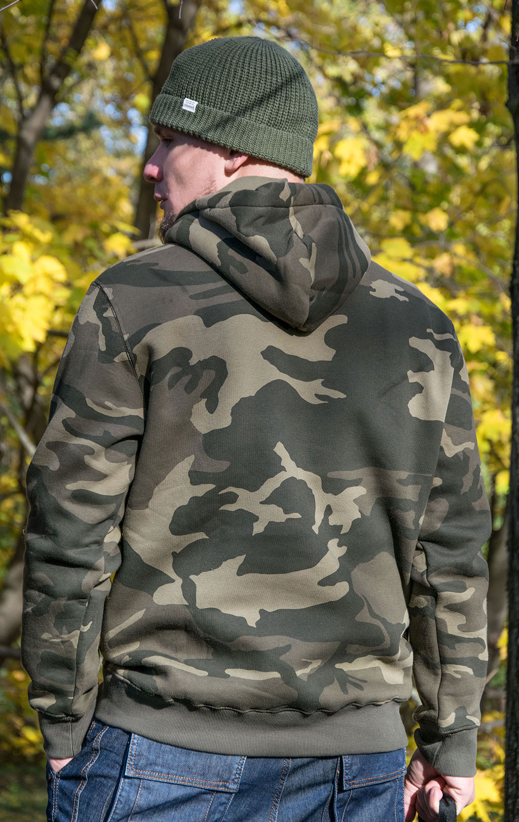 Толстовка ALPHA INDUSTRIES BASIC HOODY olive camo 