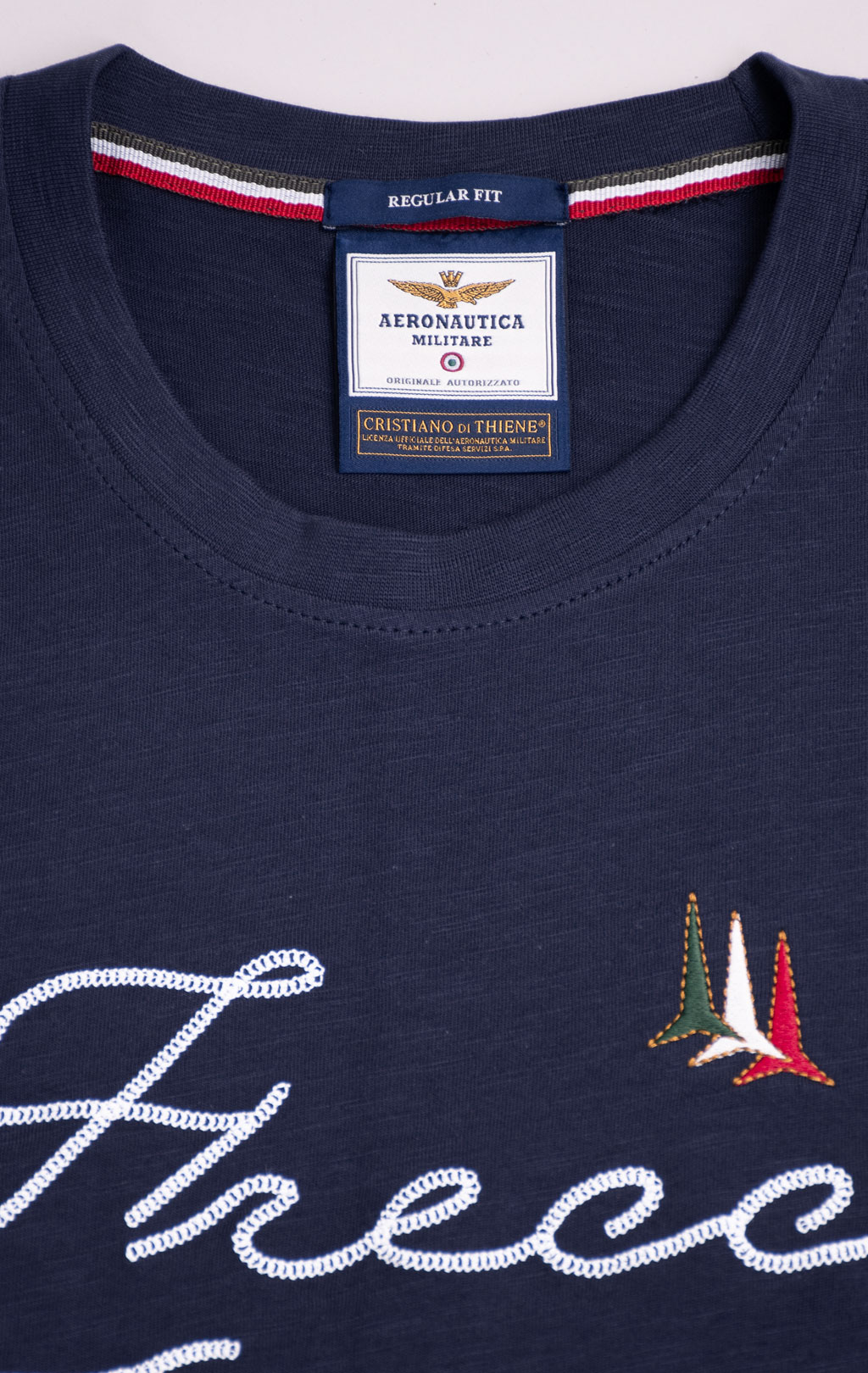 Футболка AERONAUTICA MILITARE big size SS 26/BD blue navy (TS 2527) 
