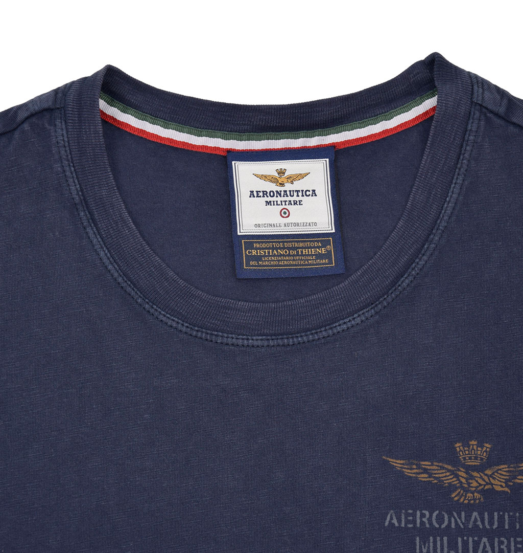 Футболка AERONAUTICA MILITARE SS19 blue navy (TS 1629)