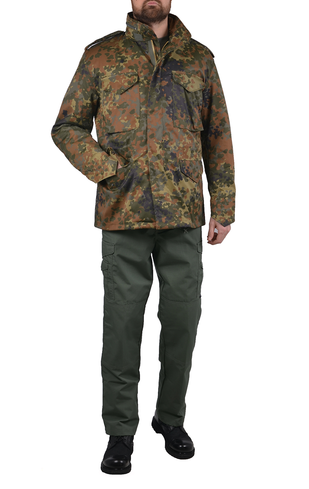 Куртка Mil-Tec CLASSIC M-65 с подстёжкой flecktarn 