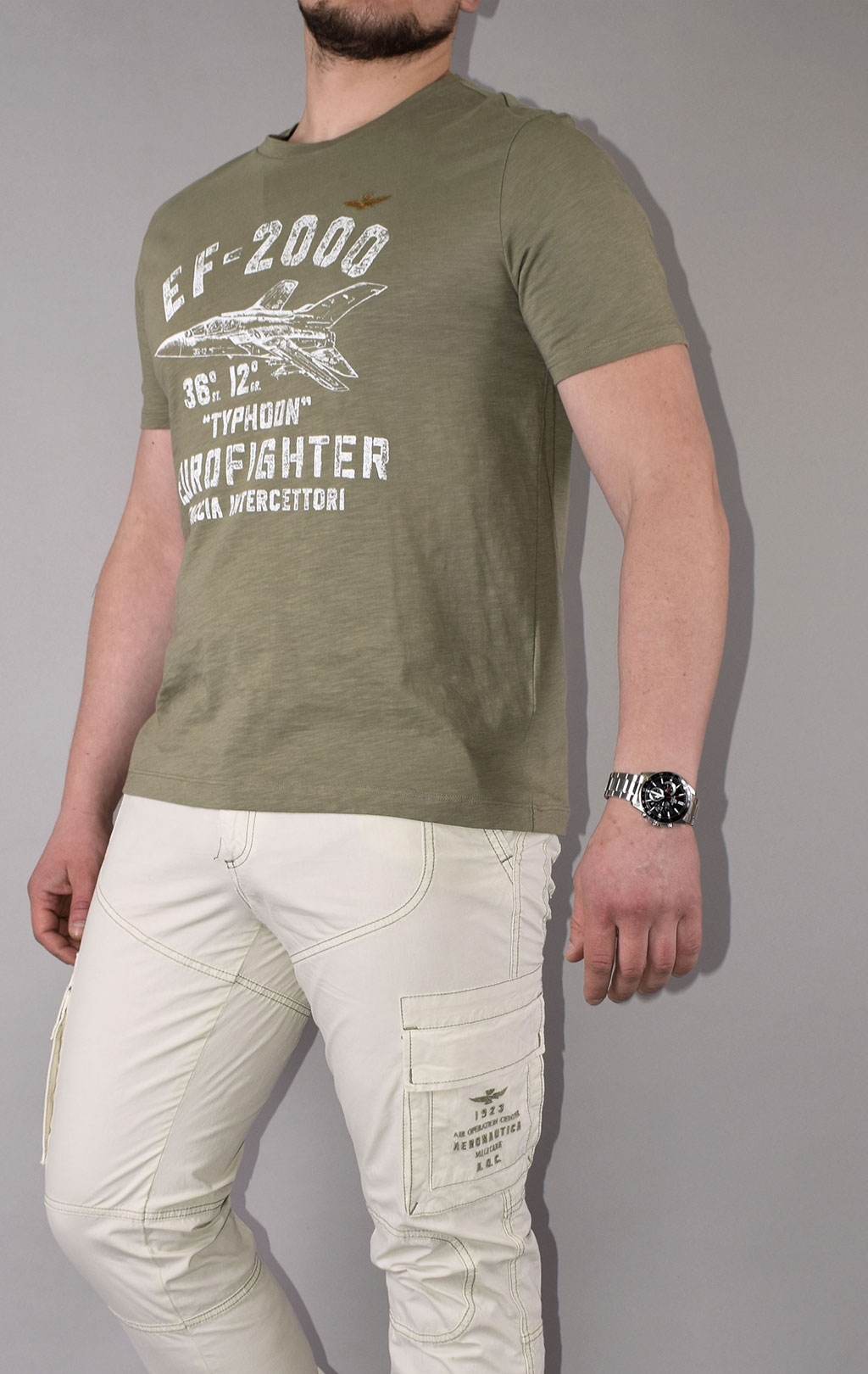 Футболка AERONAUTICA MILITARE SS 21/TR green (TS 1865) 