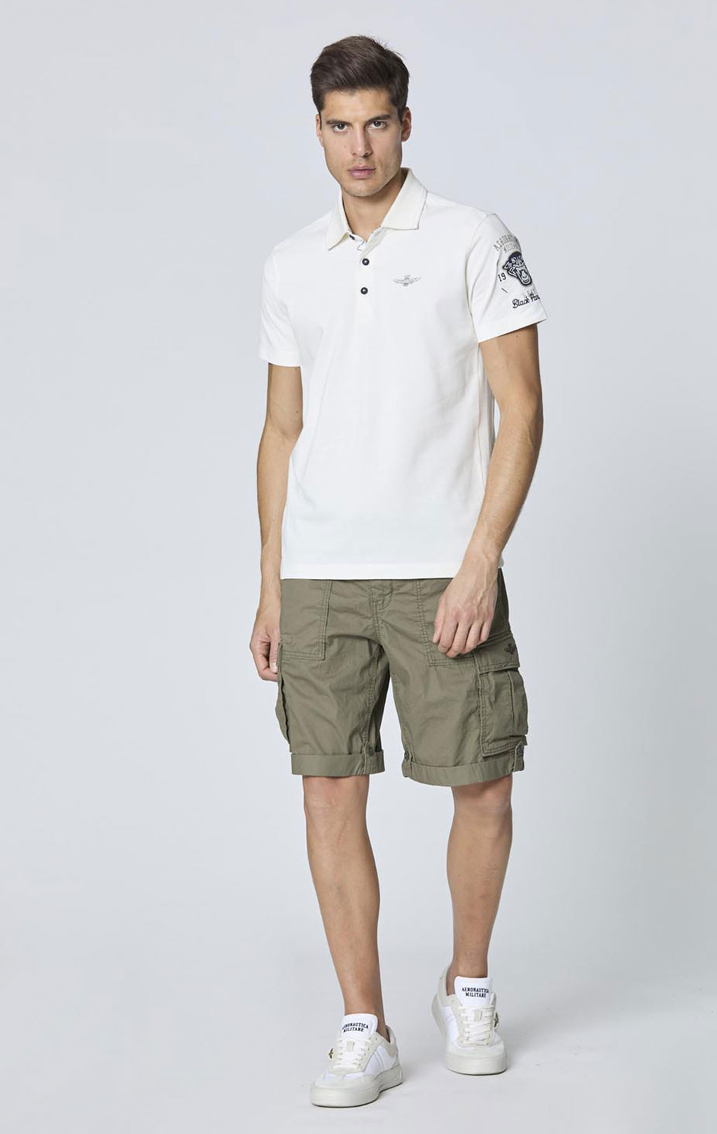 Шорты AERONAUTICA MILITARE big size SS 25 m/IN military olive (BE 250) 