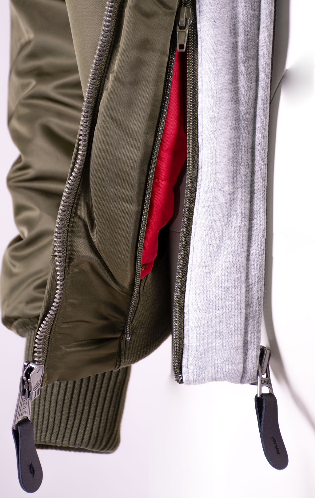 Куртка-бомбер лётная ALPHA INDUSTRIES MA-1 D-Tec big size sage green 