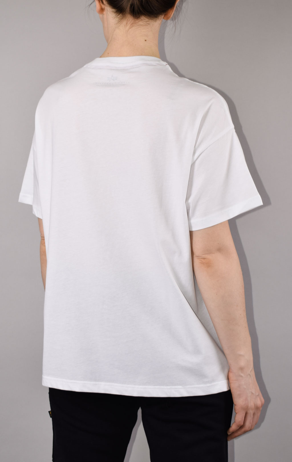 Женская футболка ALPHA INDUSTRIES HERITAGE DRAGON плотная white 