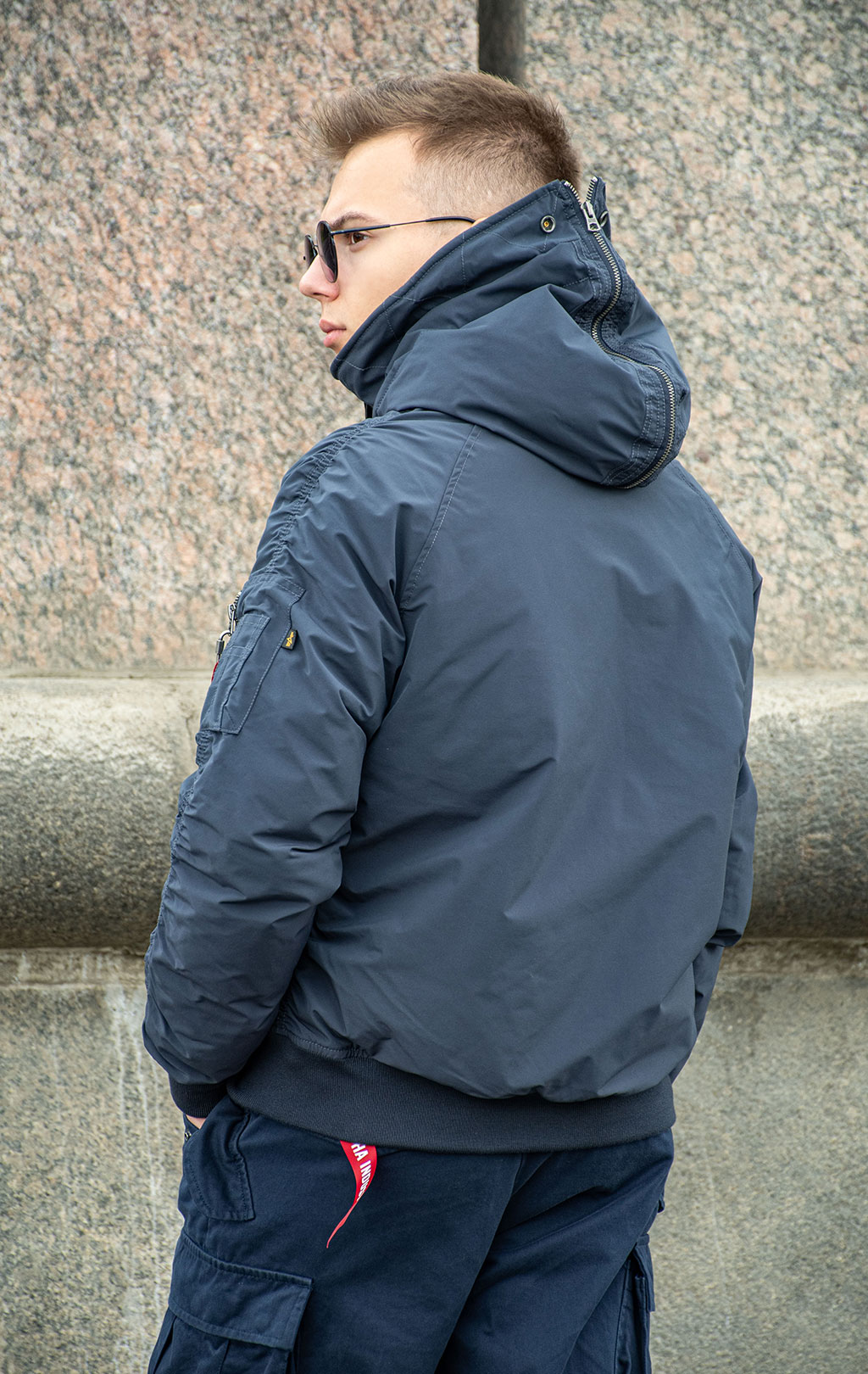 Аляска ALPHA INDUSTRIES ALTITUDE N-2B FW 24/25 replica blue 