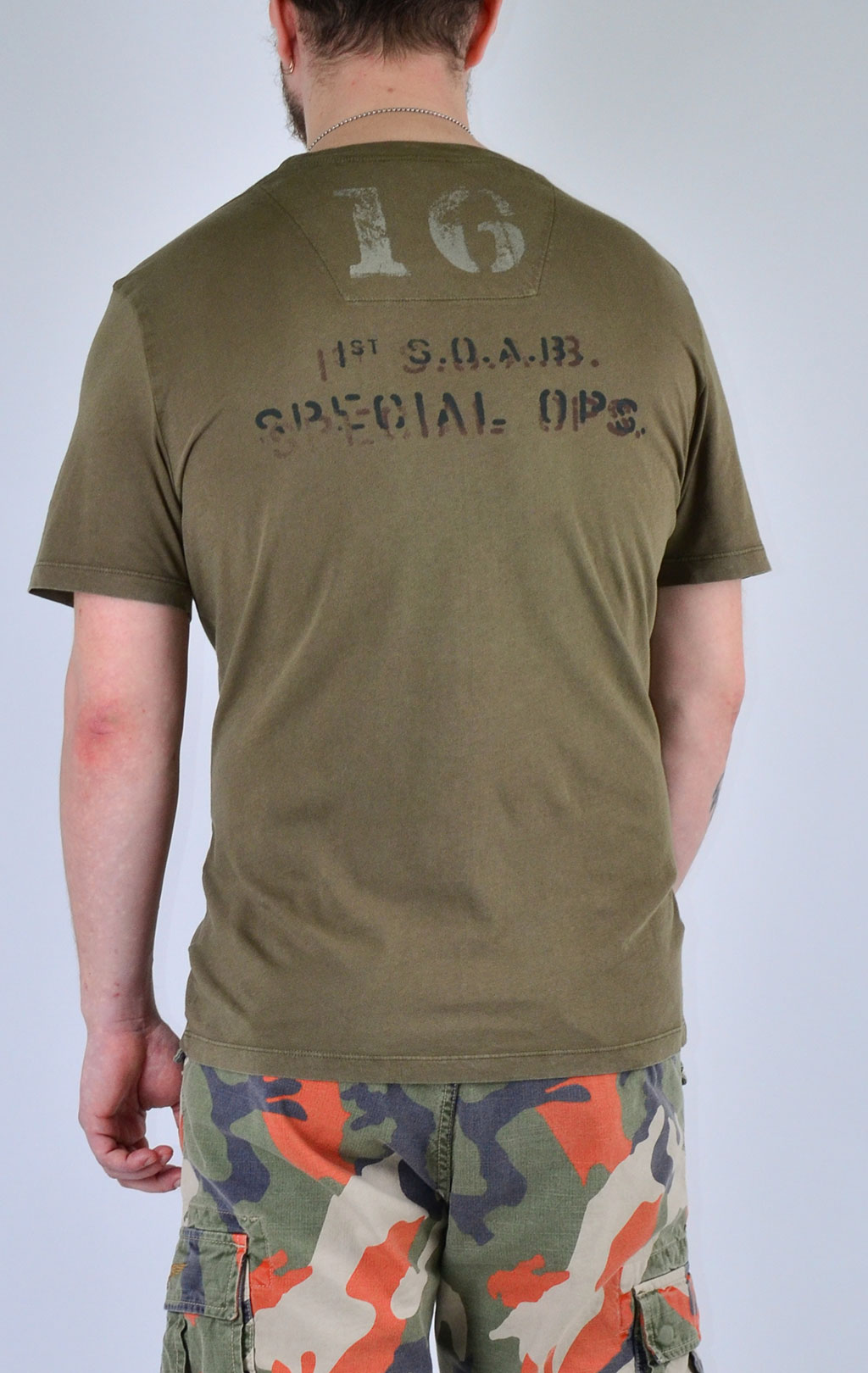 Футболка AERONAUTICA MILITARE dark olive (TS 1514) 