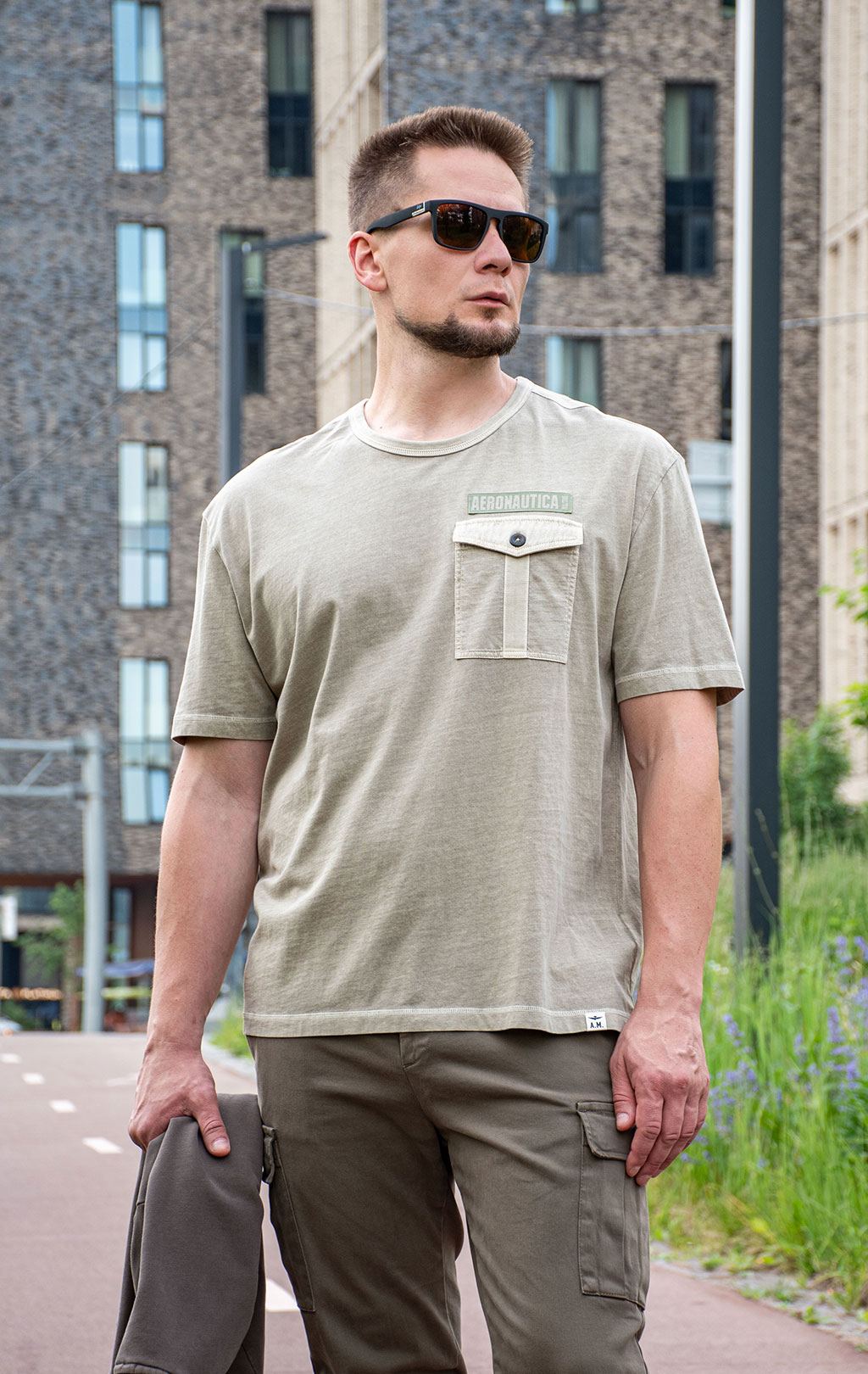 Футболка AERONAUTICA MILITARE SS 26/IN winter twig (TS 2514) 