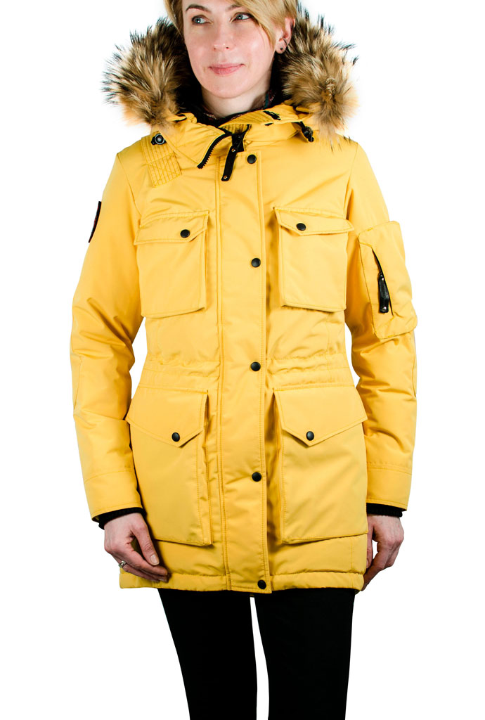 Женский пуховик ARCTIC EXPLORER UMI yellow 