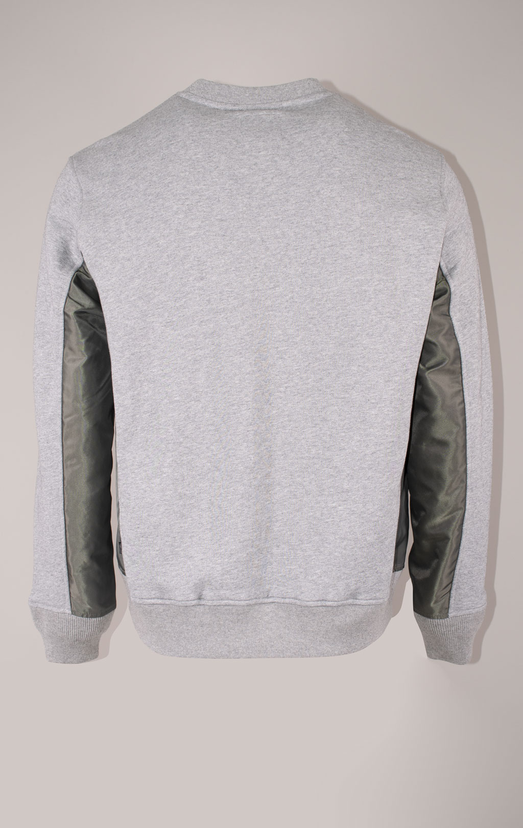 Свитшот ALPHA INDUSTRIES MIXED MEDIA CREWNECK FW 24/25 medium charcoal heather 