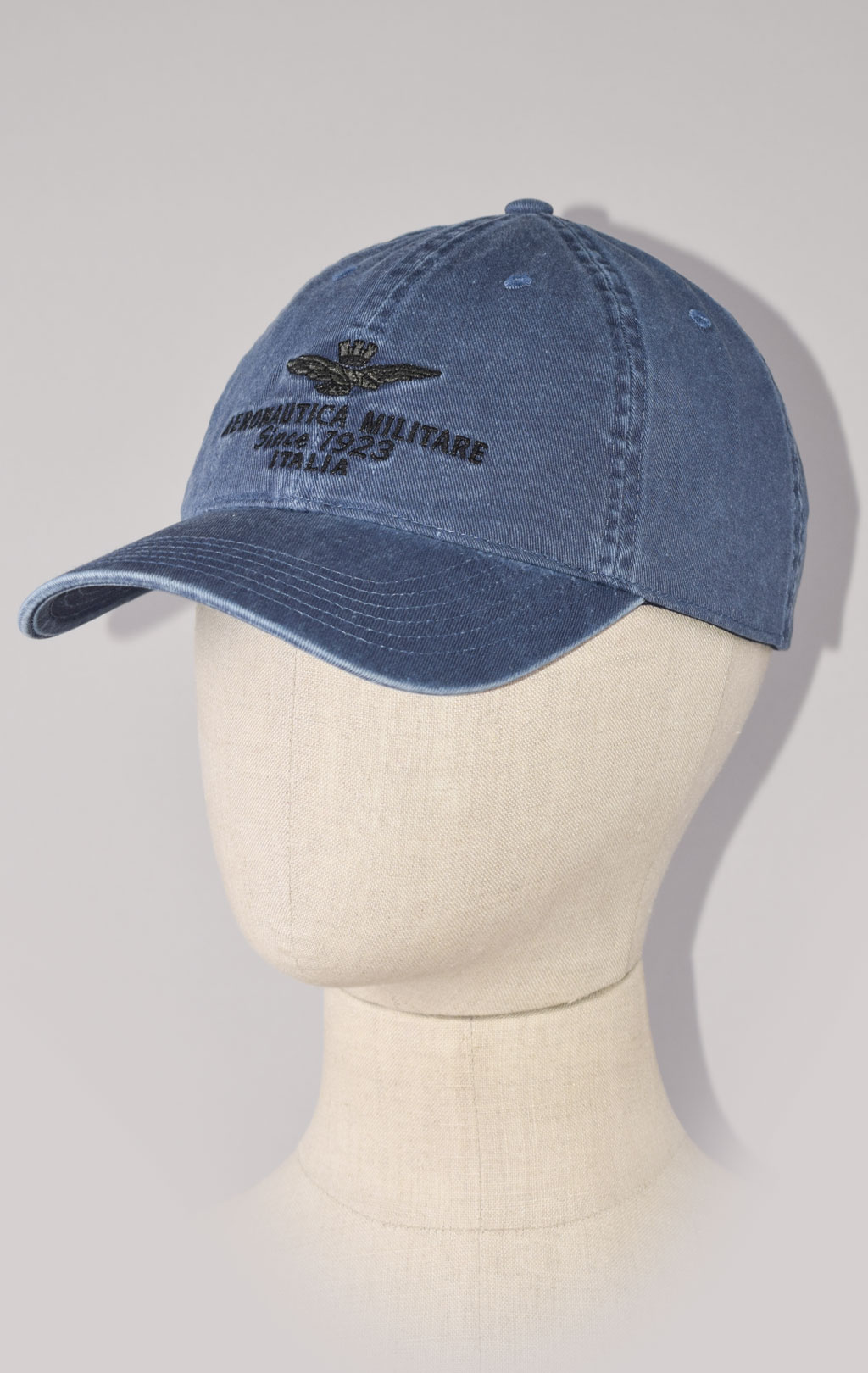 Бейсболка AERONAUTICA MILITARE SS 23/CN blue (HA 1102)