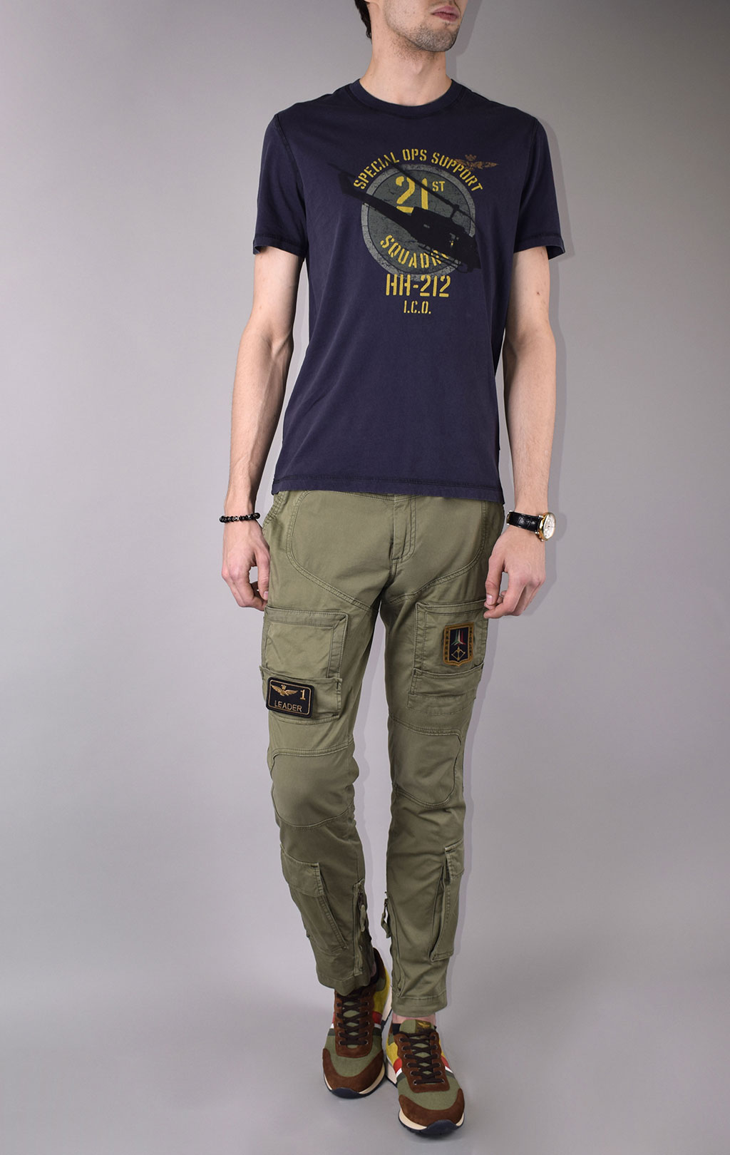 Футболка AERONAUTICA MILITARE SS 20/IN blue navy (TS 1730) 