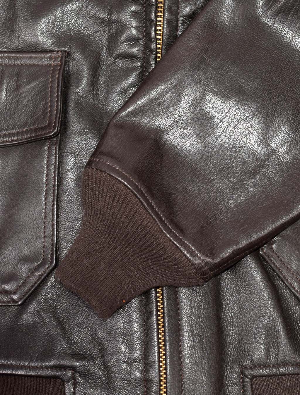 Куртка летная COCKPIT US NAVY Issue G-1 кожа brown (Z2108L) 