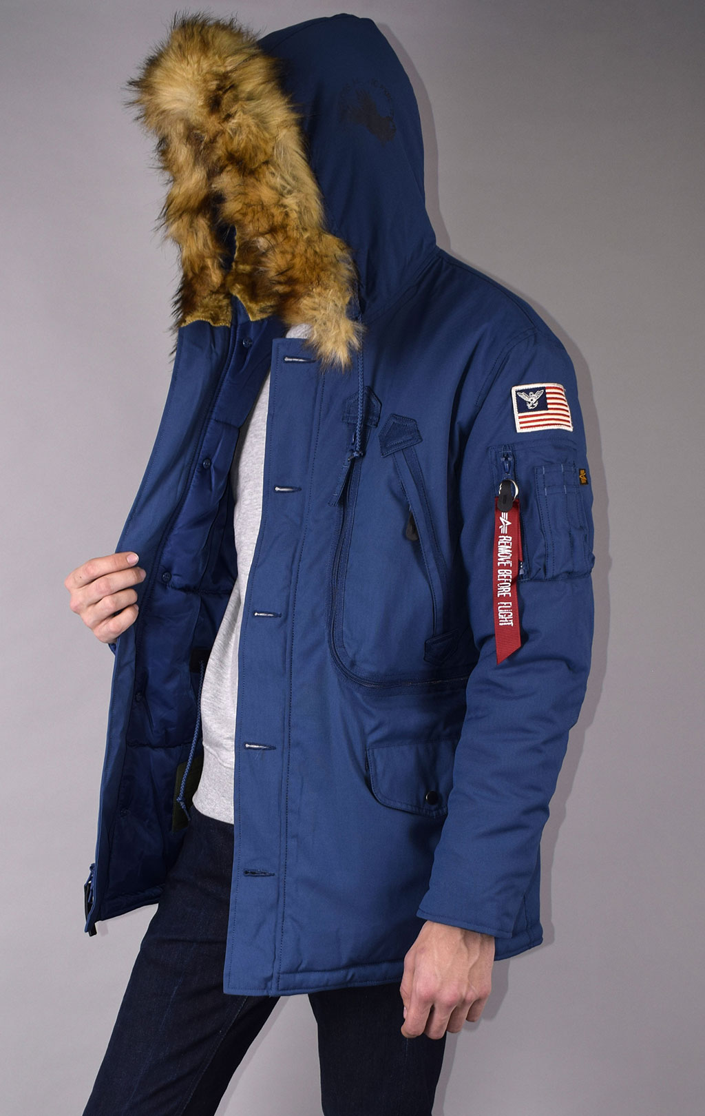 Аляска ALPHA INDUSTRIES POLAR new navy 