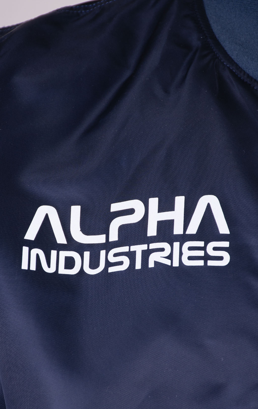 Ветровка-бомбер ALPHA INDUSTRIES MA-1 MOON LANDING REVERSIBLE rep. blue 