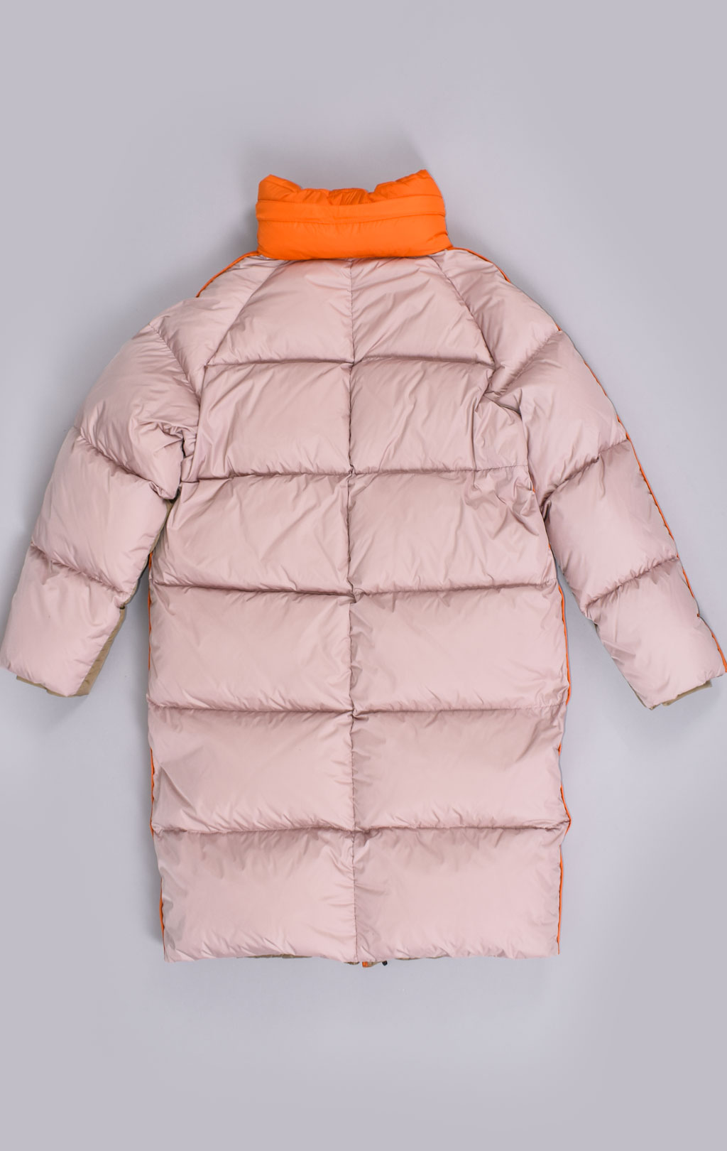 Женское пальто пуховое PARAJUMPERS JADA FW 21/22 cappuccino PJS orange 