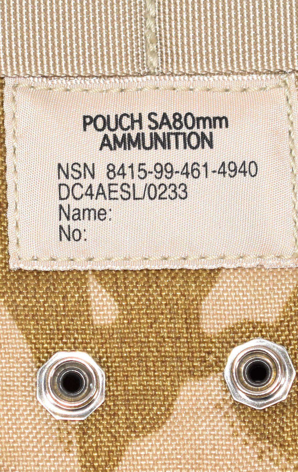 Подсумок магазинный SA80 mm Ammunition MOLLE dpm desert Англия