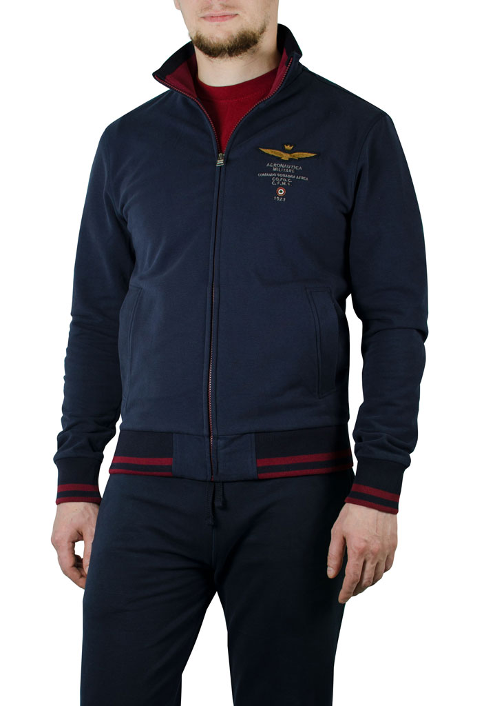 Толстовка AERONAUTICA MILITARE blue navy (FE 1116) 