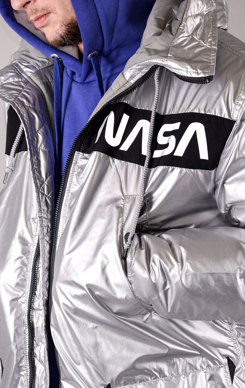 Аляска ALPHA INDUSTRIES NASA N-3B silver 