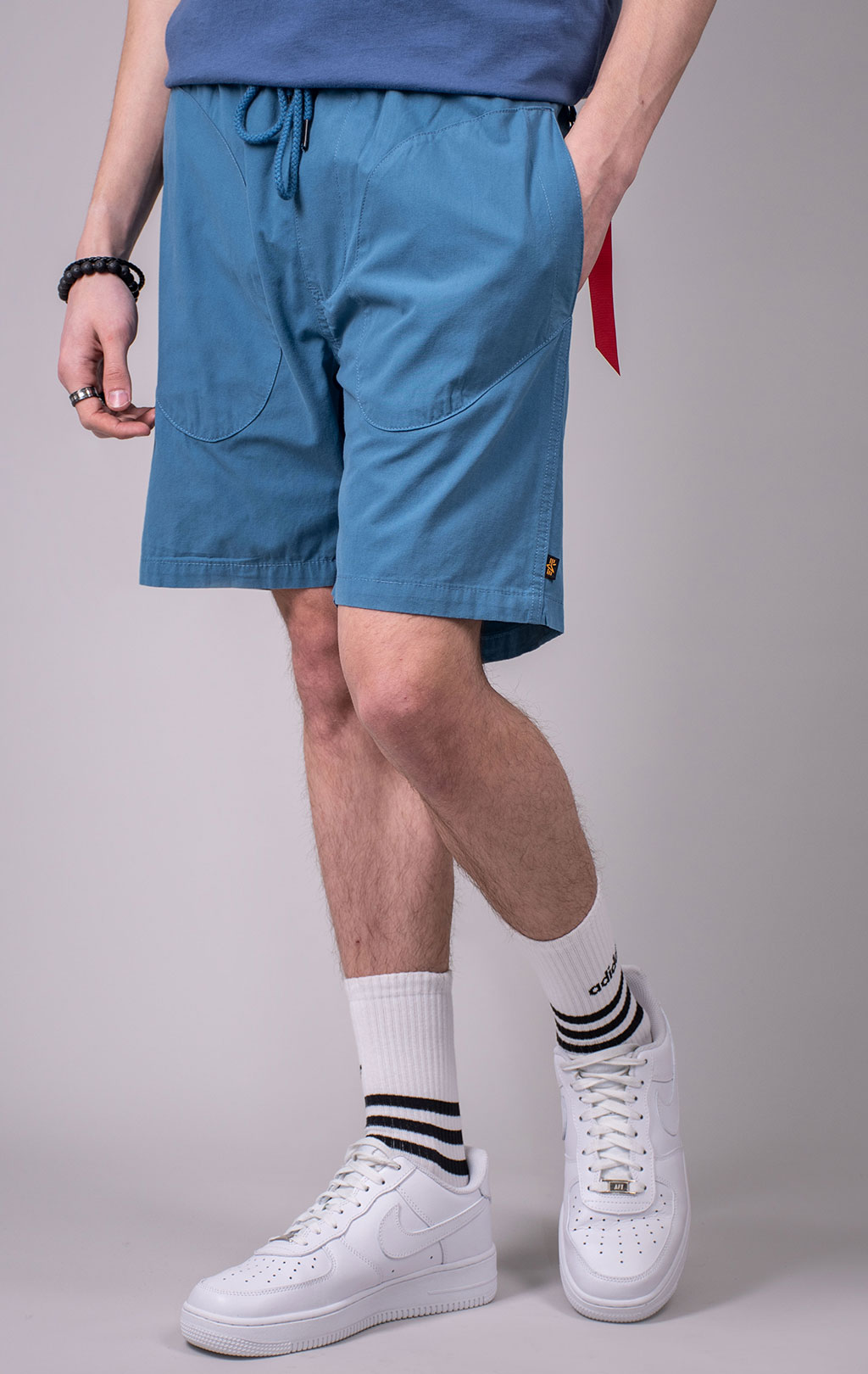 Шорты ALPHA INDUSTRIES DECK SHORT SS 24 m copen blue 