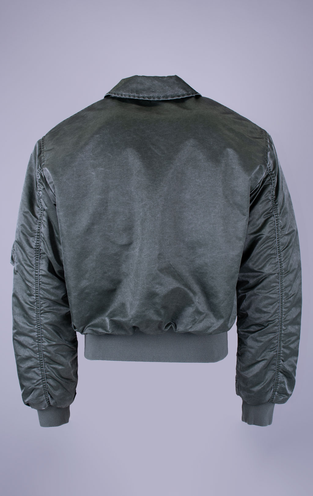 Куртка лётная ALPHA INDUSTRIES CWU 45/P HERITAGE FIT FLIGHT JACKET (BATTLEWASH) FW 26/27 deep forest 
