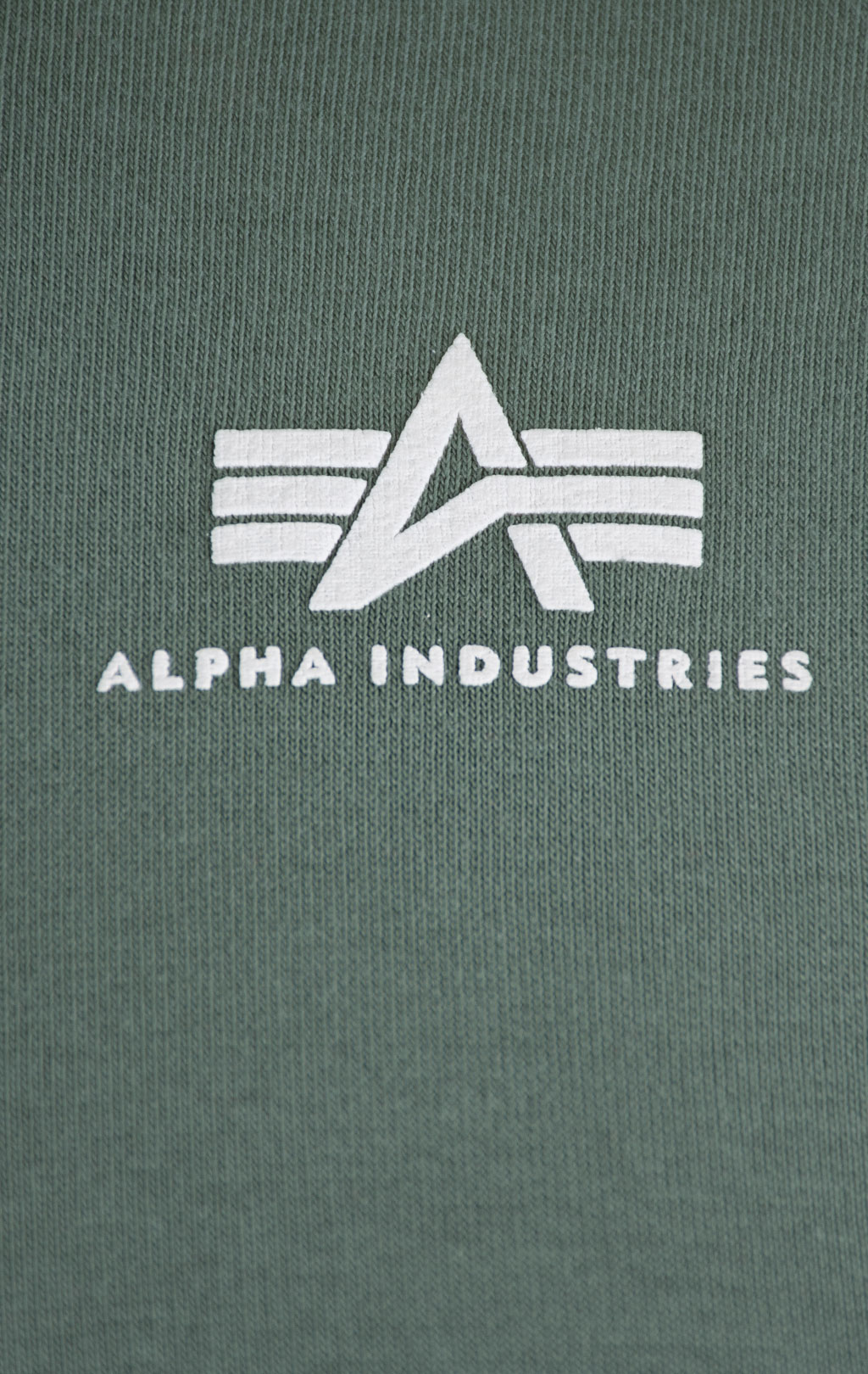 Свитшот ALPHA INDUSTRIES BASIC SWEATER SMALL LOGO vintage green 