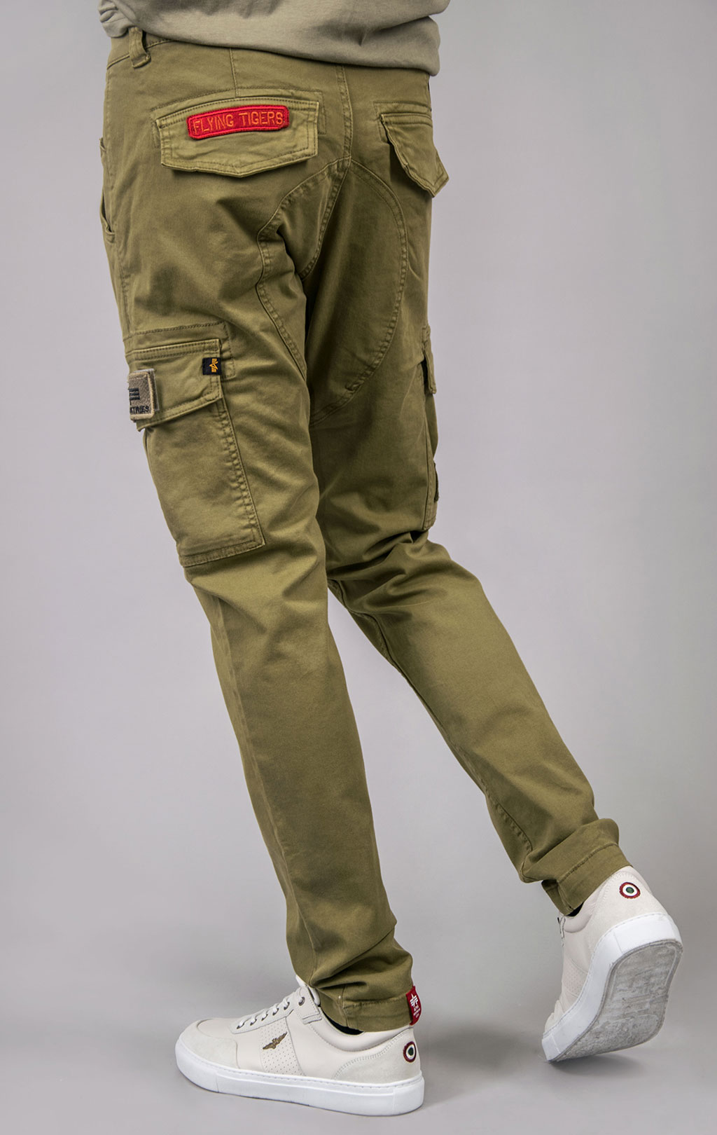 Брюки-карго ALPHA INDUSTRIES PETROL PATCH olive 