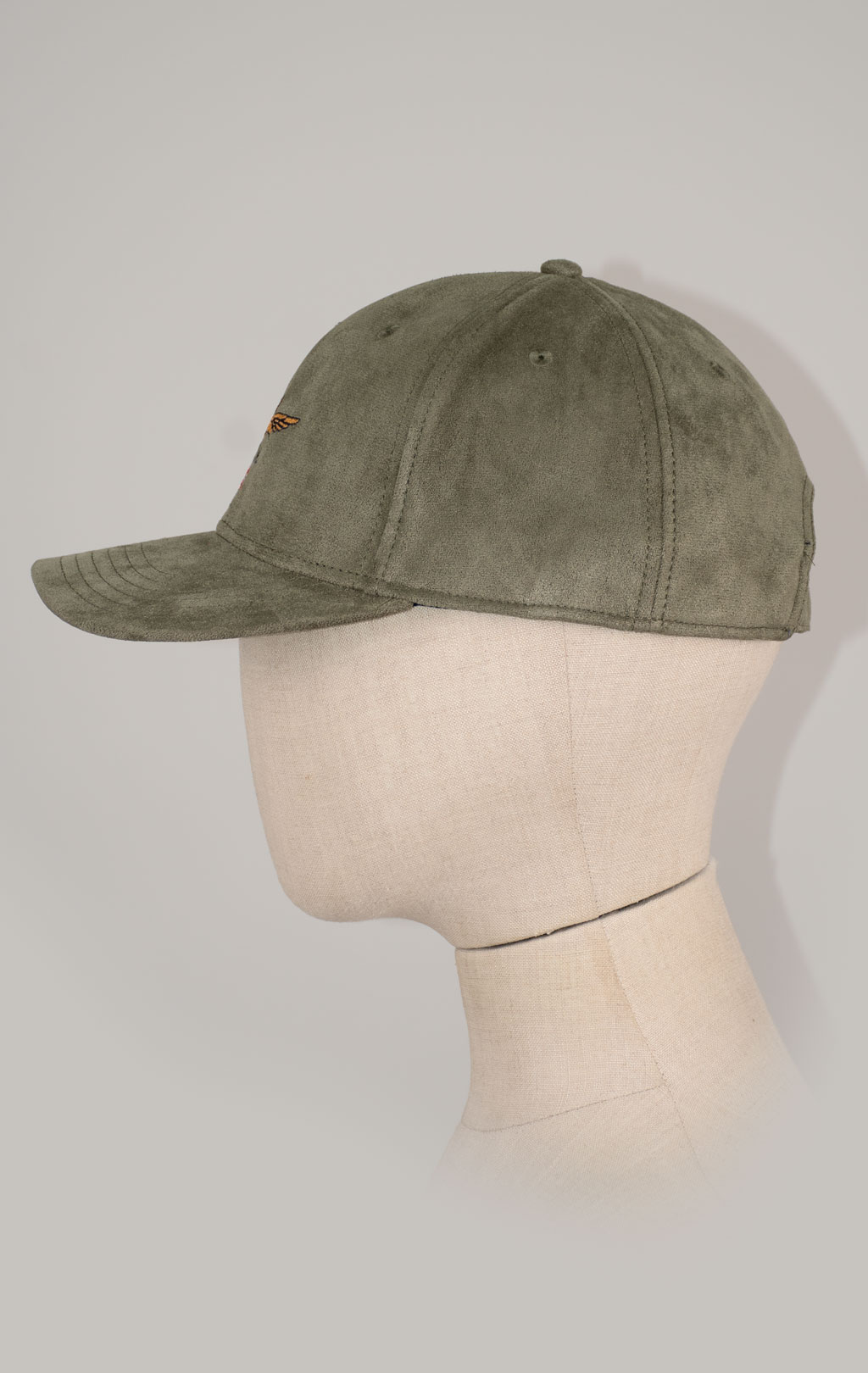 Бейсболка AERONAUTICA MILITARE искусственная замша FW 25/26/CN colonial abbey (HA 1229) 