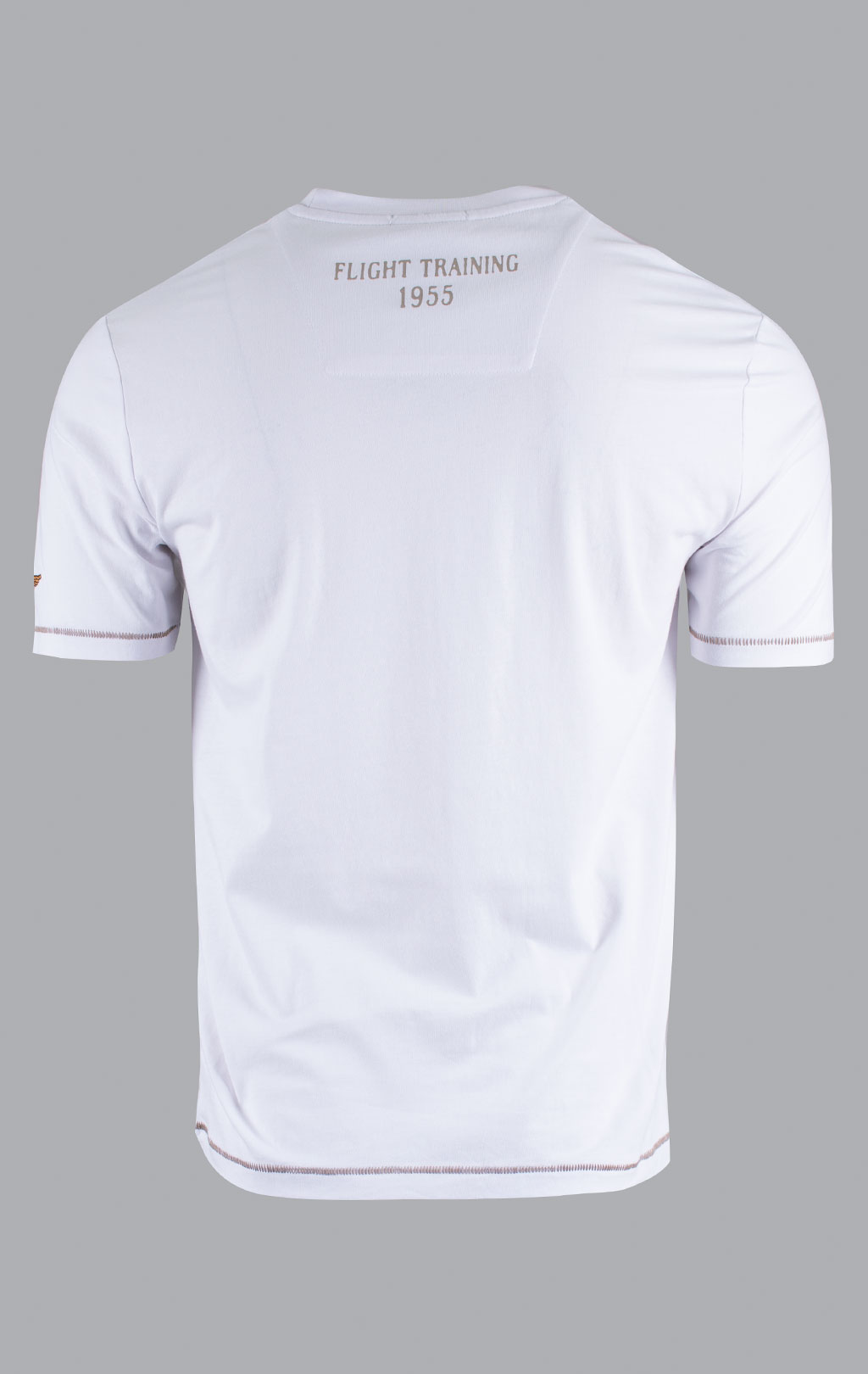 Футболка AERONAUTICA MILITARE SS 26/BD off white (TS 2542) 