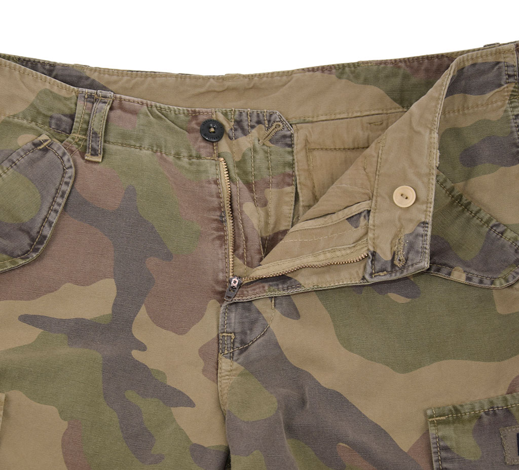 Шорты AERONAUTICA MILITARE SS19 camouflage verde (BE 076) 