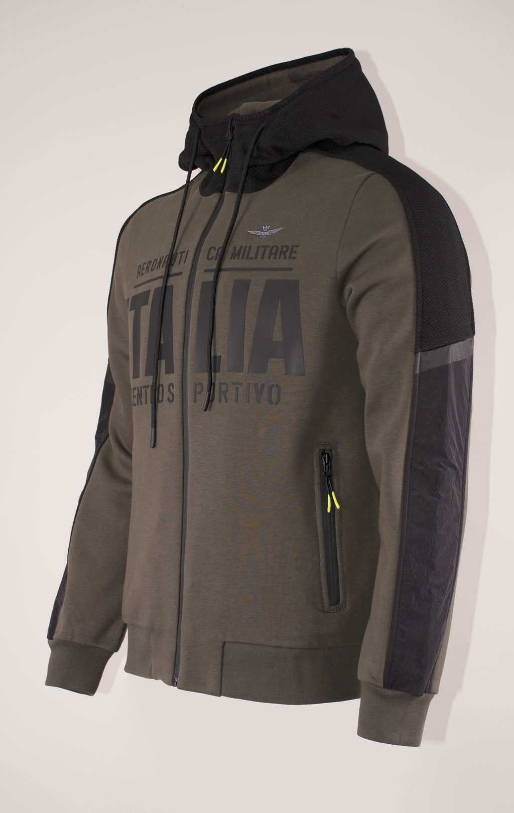 Толстовка с капюшоном AERONAUTICA MILITARE FW 24/25/IT dark musk (AF 496) 